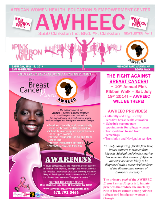 AWHEEC breast cancer issue